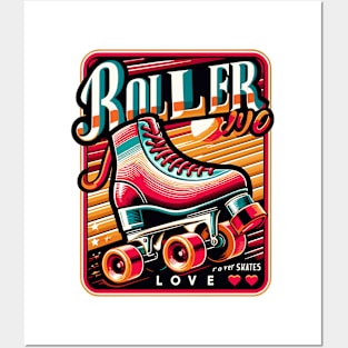 Roller skates Posters and Art